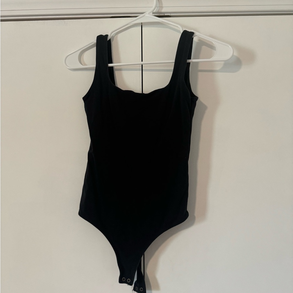 Abercrombie & Fitch Black Sleeveless Bodysuit